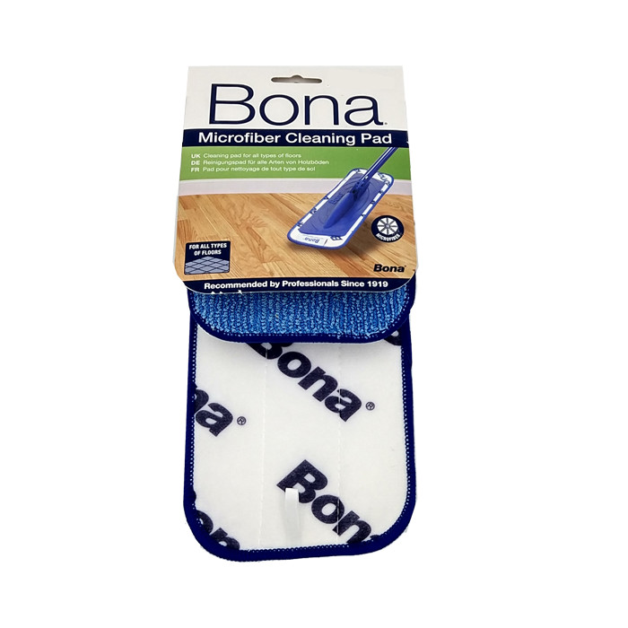 bona pad microfibre blauwe reinigingspad